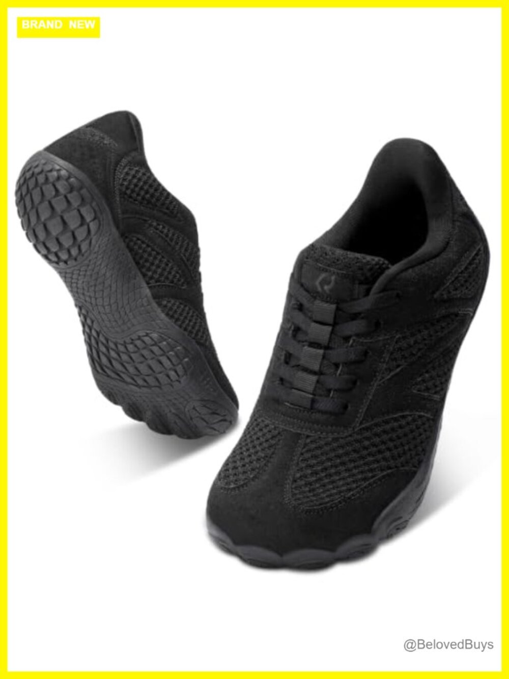 Barefoot Slip-On Wide Toe Box Zero Drop Walking Sneakers Soft Knit